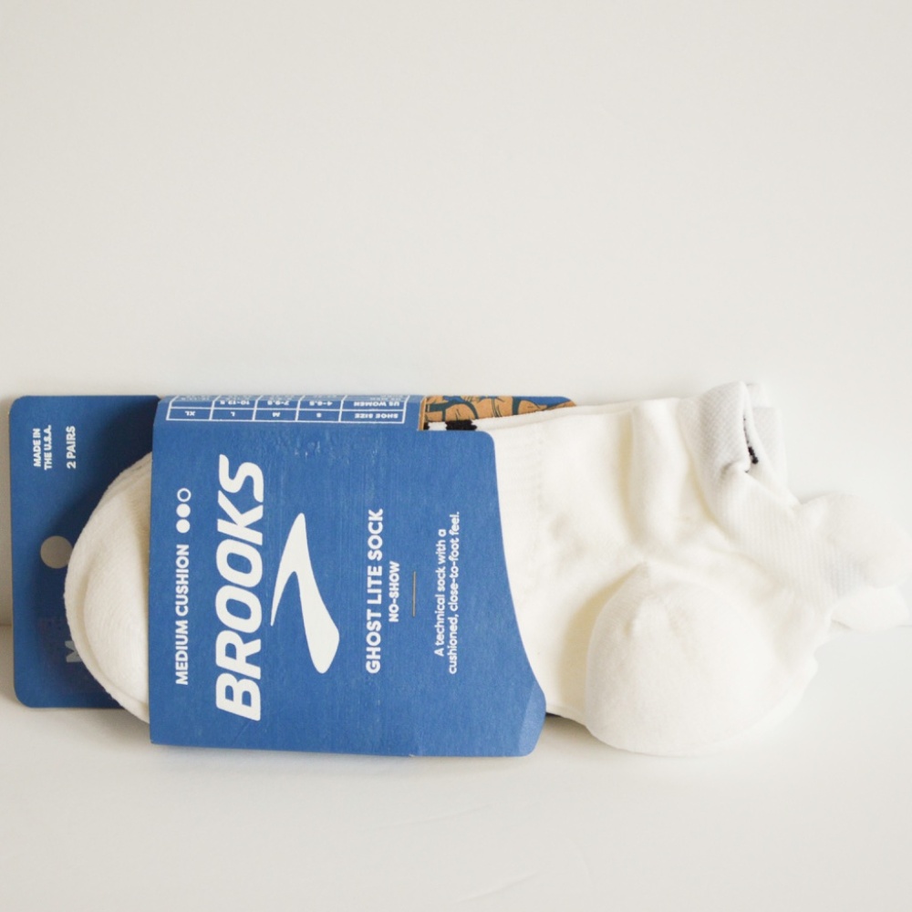 Brooks Ghost-lite sock no show 2-pack